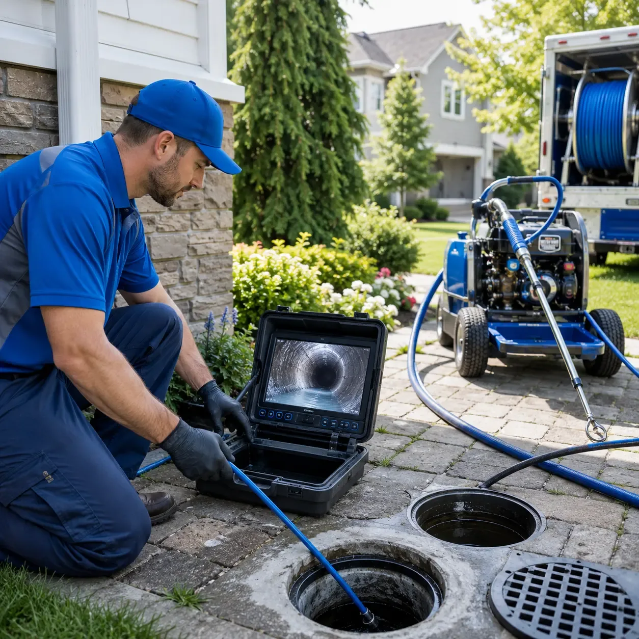 Outdoor drain cleaning professionals serving Wood River Junction, RI